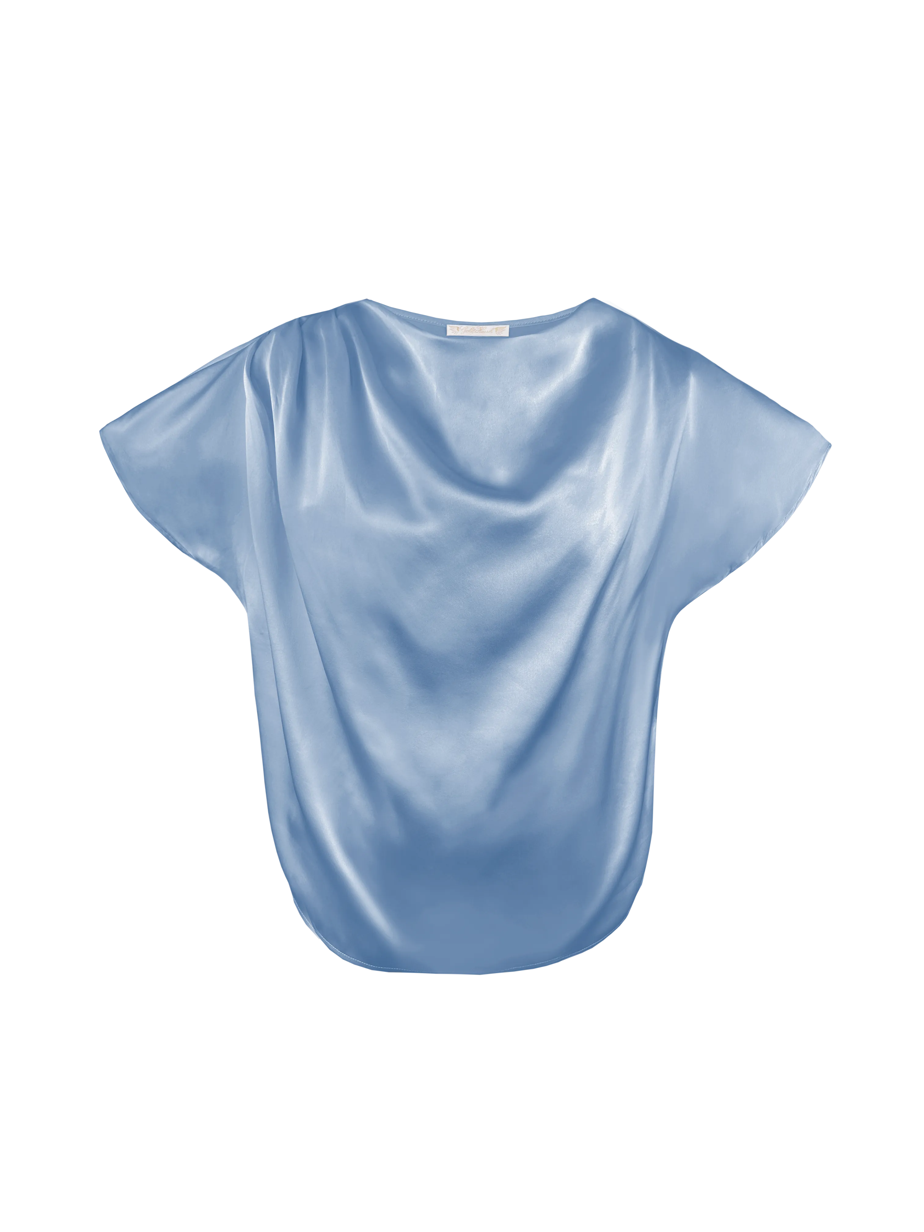 Charlotte Pleated Wedge - Cerulean Blue