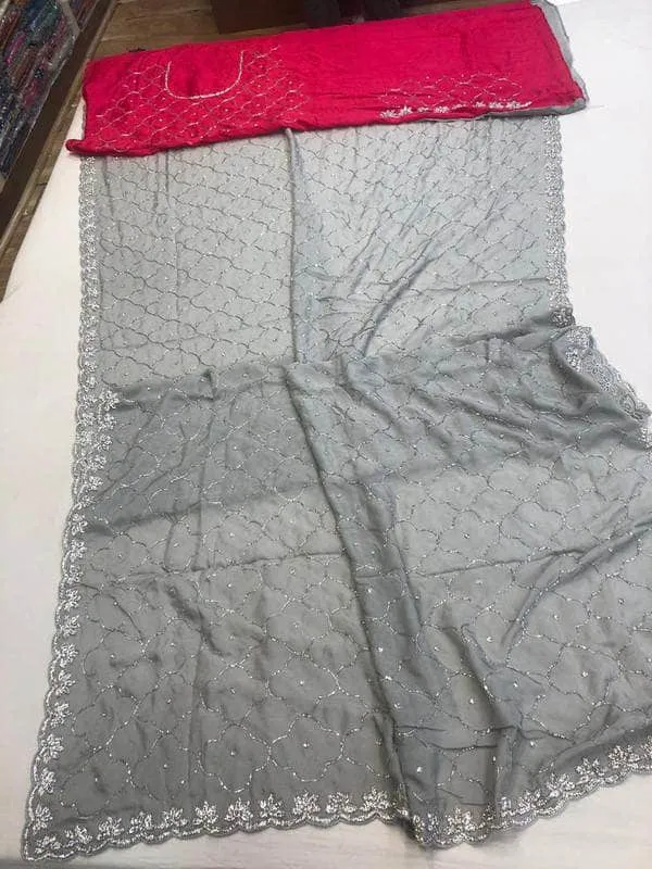 Crepe Silk Fancy Saree