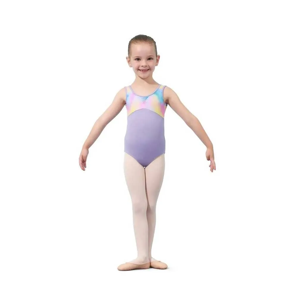 Mirella M482C Watercolour Tank Leotard - Girls