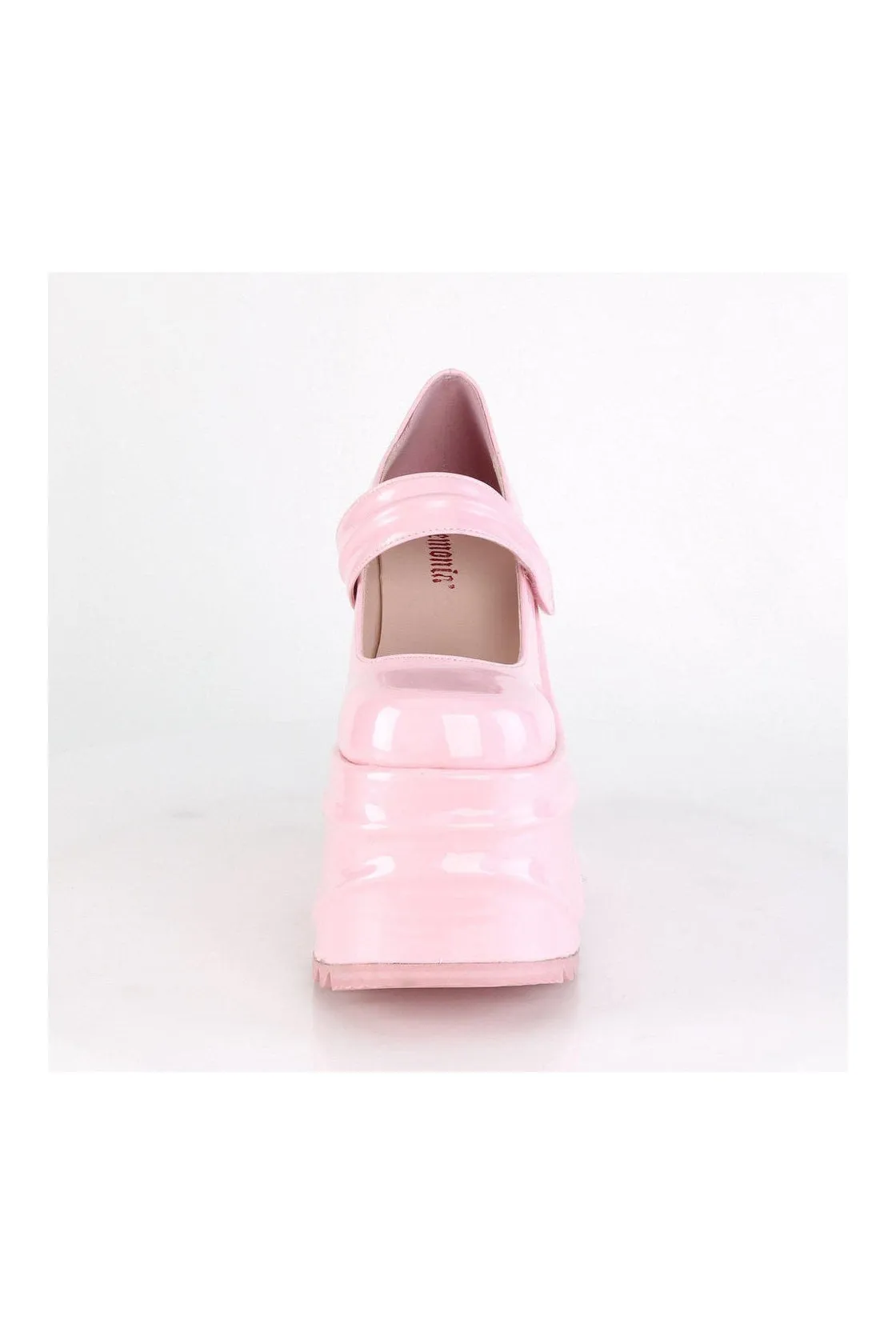 WAVE-32 Mary Jane | Hologram Faux Leather